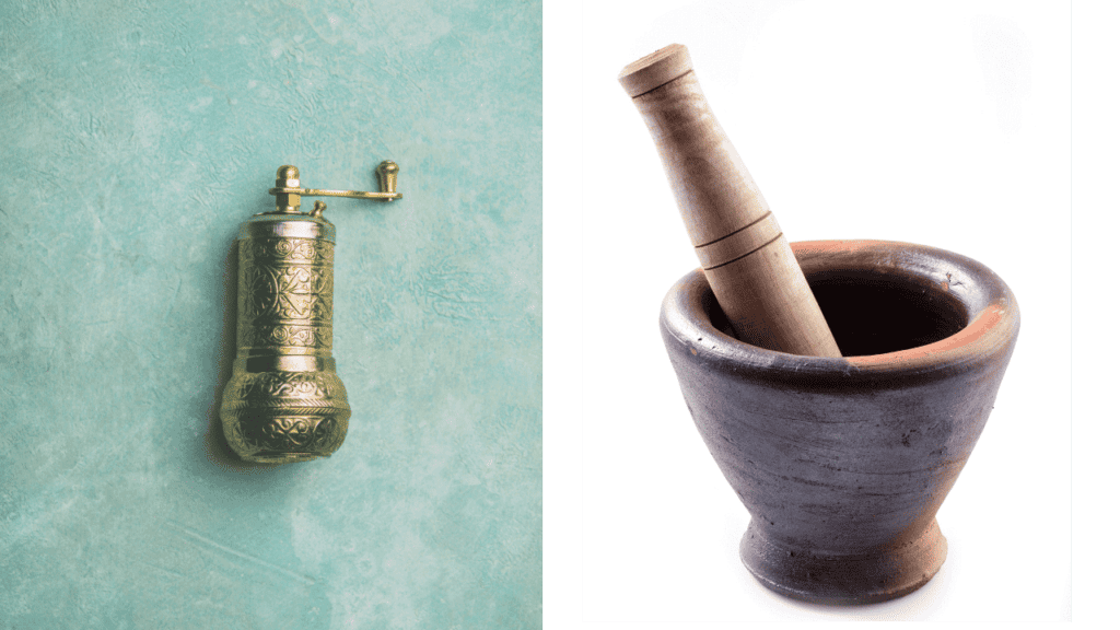 Spice Grinder vs. Mortar and Pestle